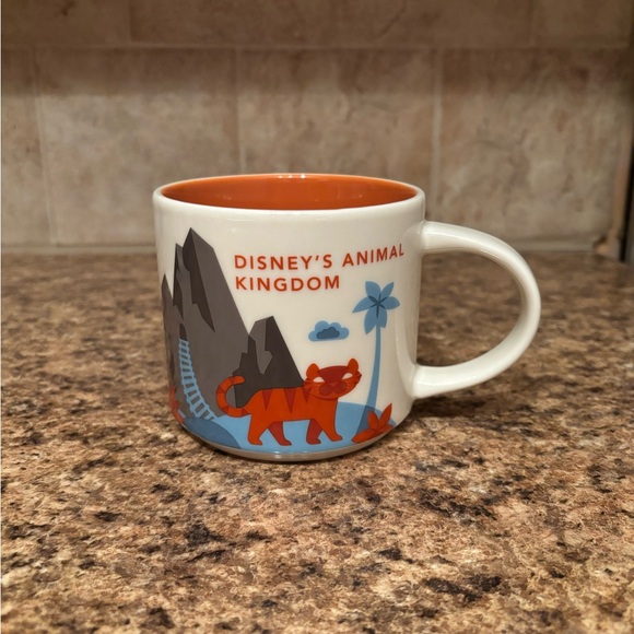 Starbucks Disney's Animal Kingdom Mug - Orange and Blue - Picture 1 of 1